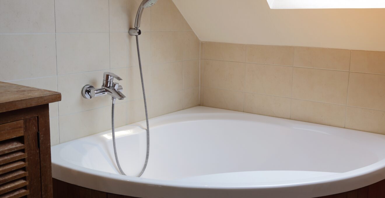baignoire d’angle
