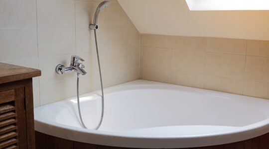 baignoire d’angle